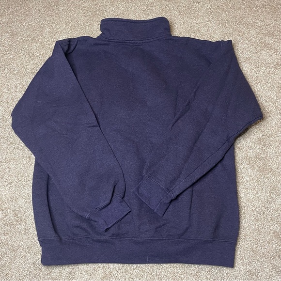Medium Dark Purple University Cork College quarter zip sweatshirt - Picture 5 of 6